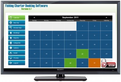 fishing calendar reservation screenshot